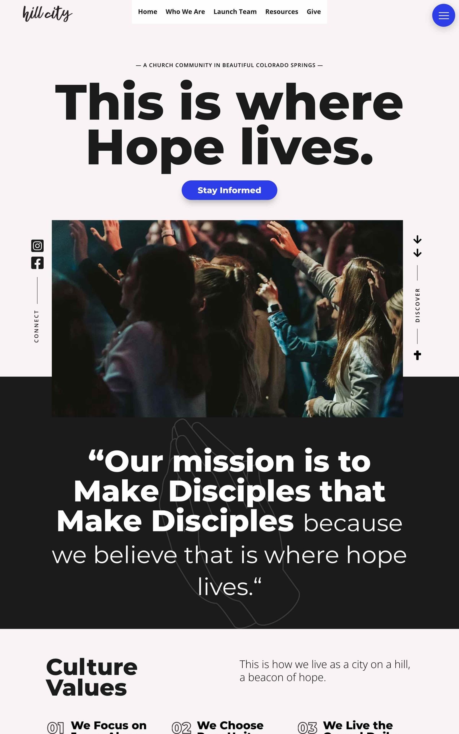 Hill City Church Hill City Church project screenshot by Ericks Webs Design