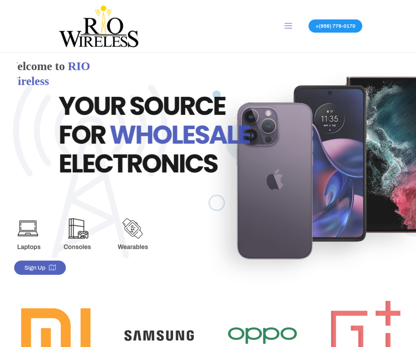 RIO Wireless – Electronic Wholesaler Case Study RIO Wireless - Electronic Wholesaler Case Study homepage screenshot