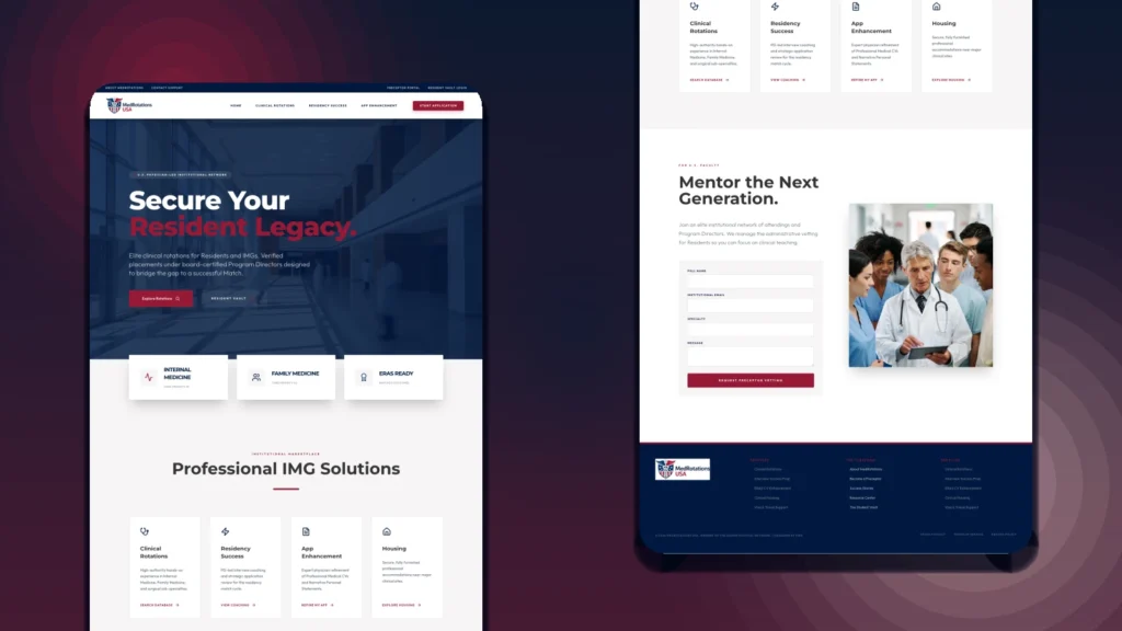 Med Rotations USA Med Rotations USA generated project showcase cover