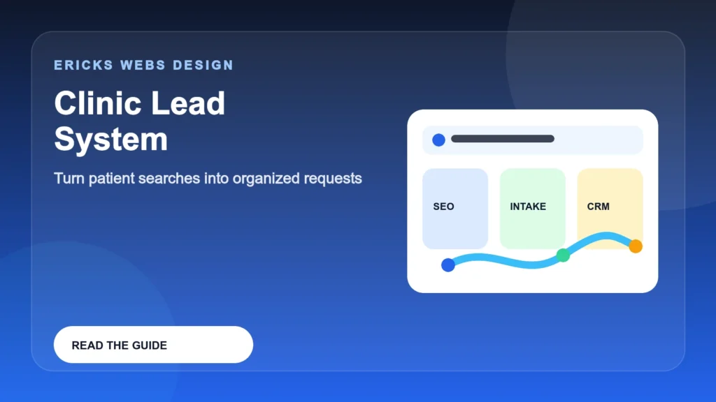 How Specialty Clinics Can Turn Their Website Into a Patient Lead System Specialty clinic patient lead system from search to follow-up