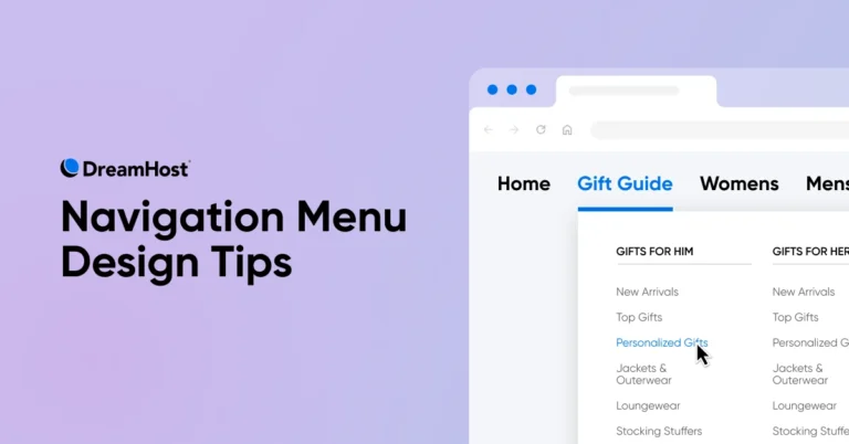 Consejos de Diseño de Menú de Navegación del Sitio Web