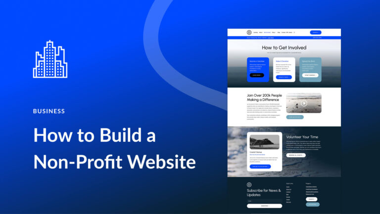 Cómo Construir un Sitio Web sin Fines de Lucro en 2025