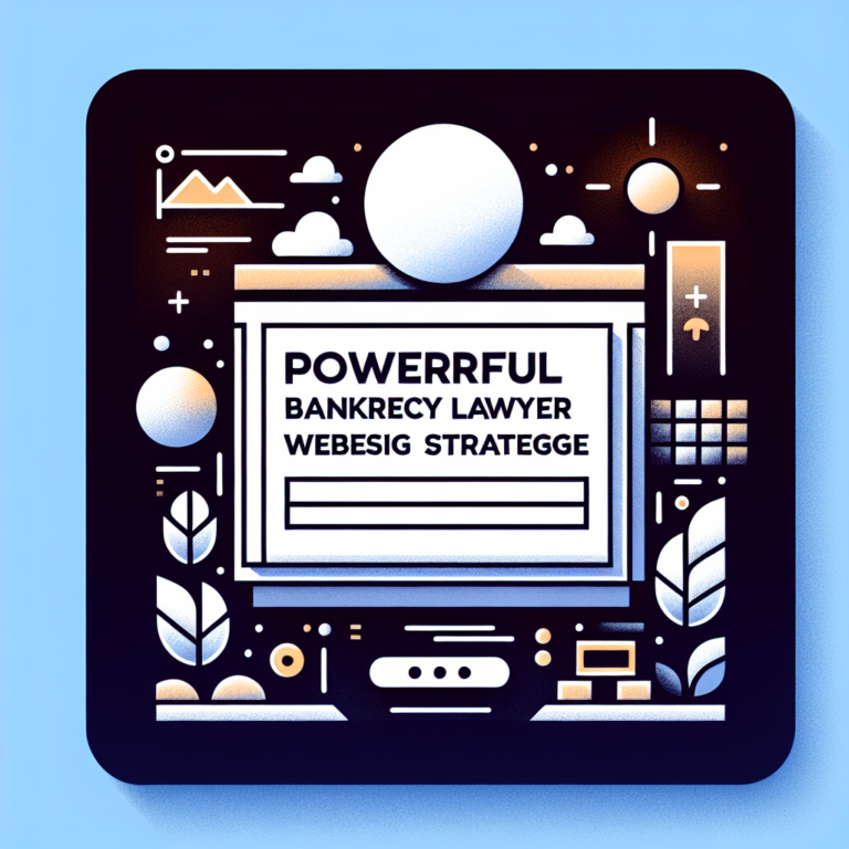 Estrategias Poderosas de Diseño de Sitios Web para Abogados de Bancarrota | Diseño web abogados bancarrota | Ericks Webs Design
