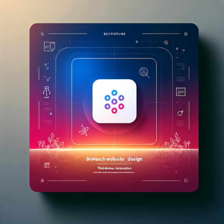 Diseño de Sitio Web de Biotecnología: Impulsa la Innovación