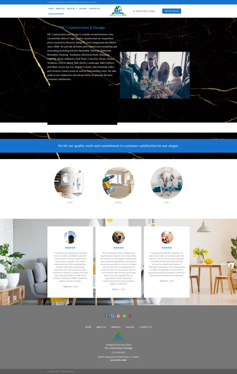 MC Constructions & Designs by Ericks Webs Design