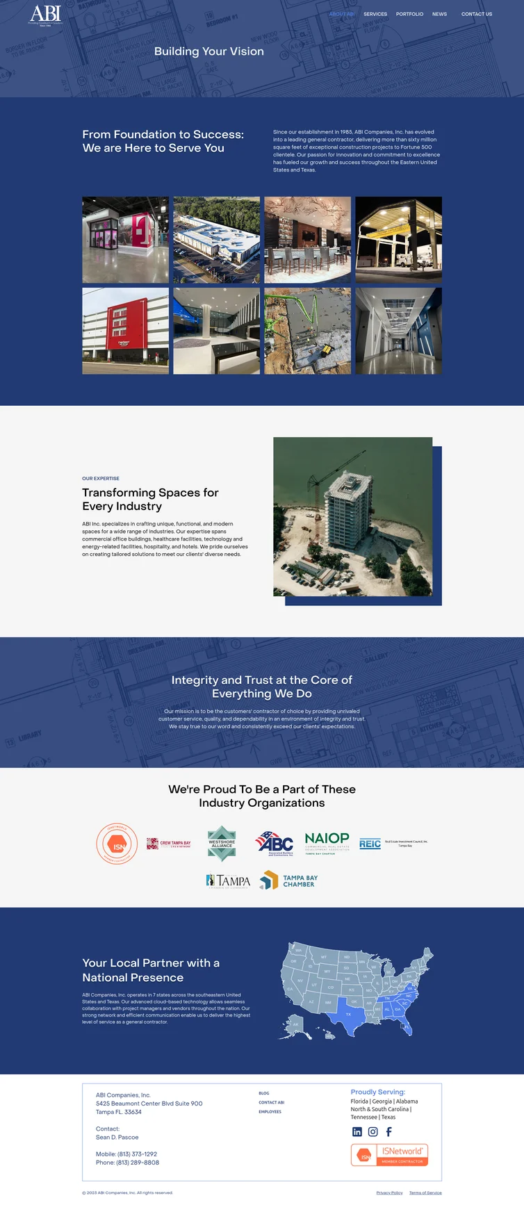 ABI Construction Solutions by Ericks Webs Design