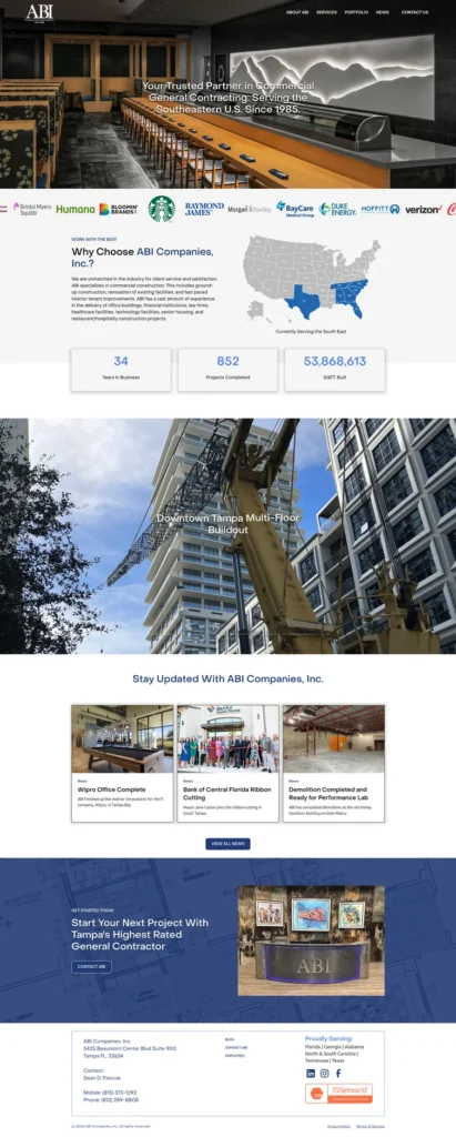 ABI Construction Solutions - Ericks Webs Design 01