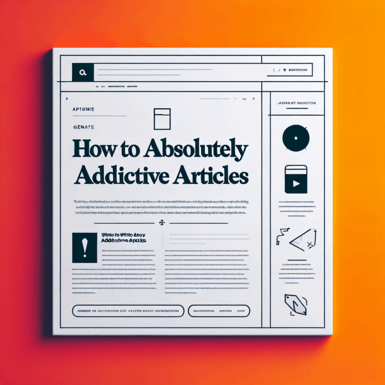How to Write Absolutely Addictive Articles