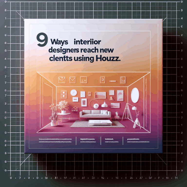 9 Ways Interior Designers Can Reach New Clients Using Houzz