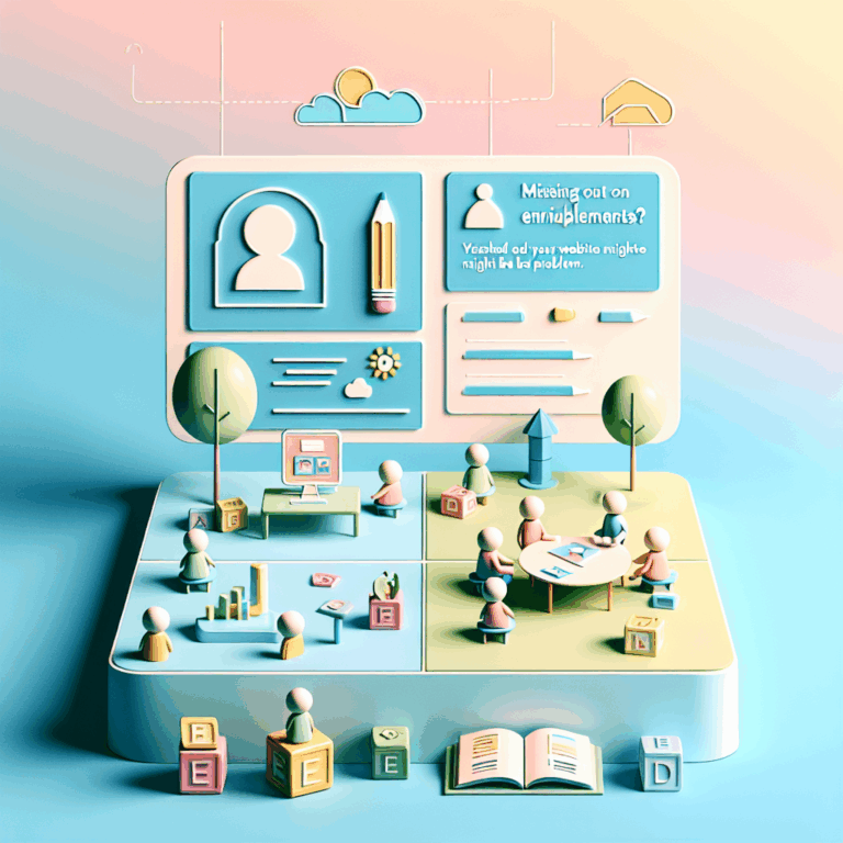 Missing Out on Enrollments? Your Website Might Be the Problem Problemas con Inscripciones en Guardería