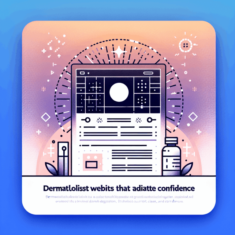 Sitios web de dermatólogos que irradian confianza | Sitios web dermatólogos | Ericks Webs Design