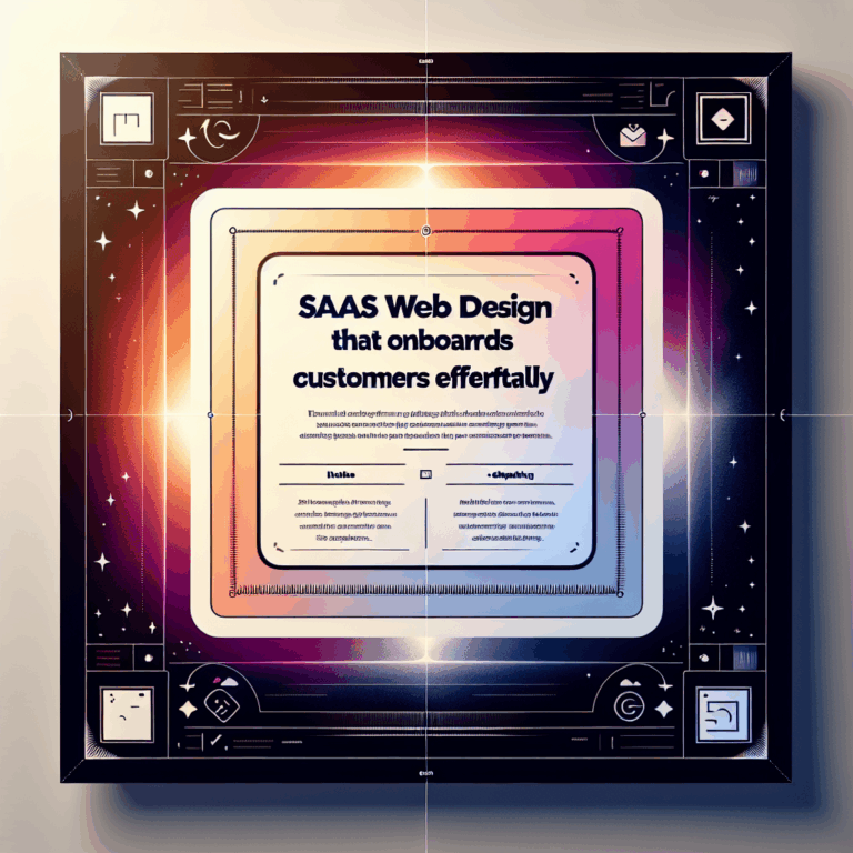 SaaS Web Design That Onboards Customers Effortlessly Diseño Web SaaS para Atraer Clientes