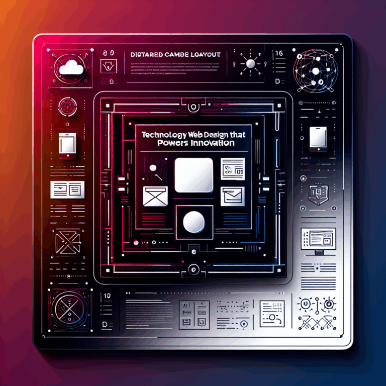 Diseño Web de Tecnología para Innovación | Ericks Web Design