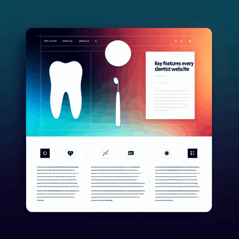 Características Clave Sitio Web Dentista