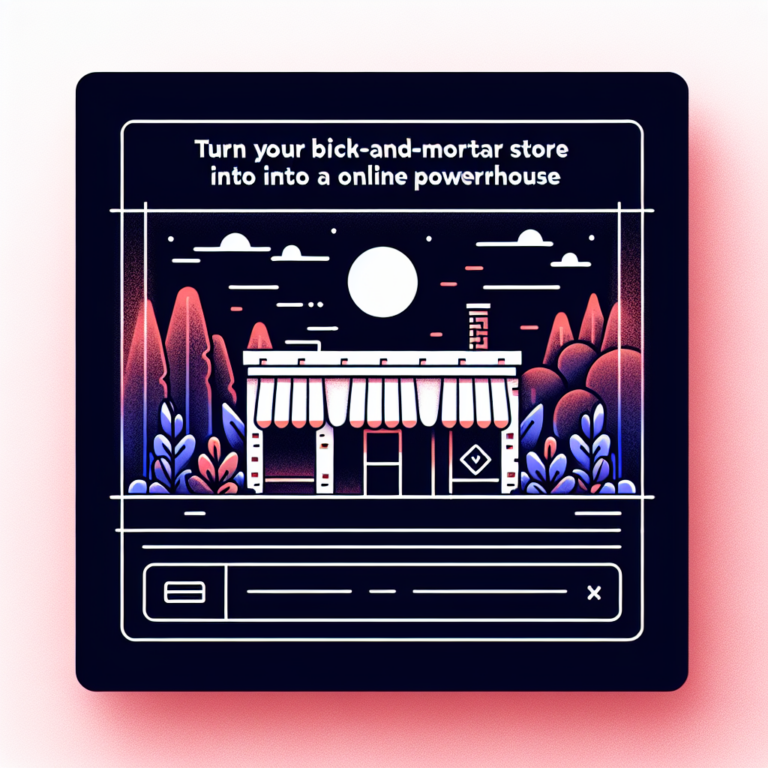 Transforma tu Tienda Física en una Potencia Online | Transformar tienda física | Ericks Webs Design