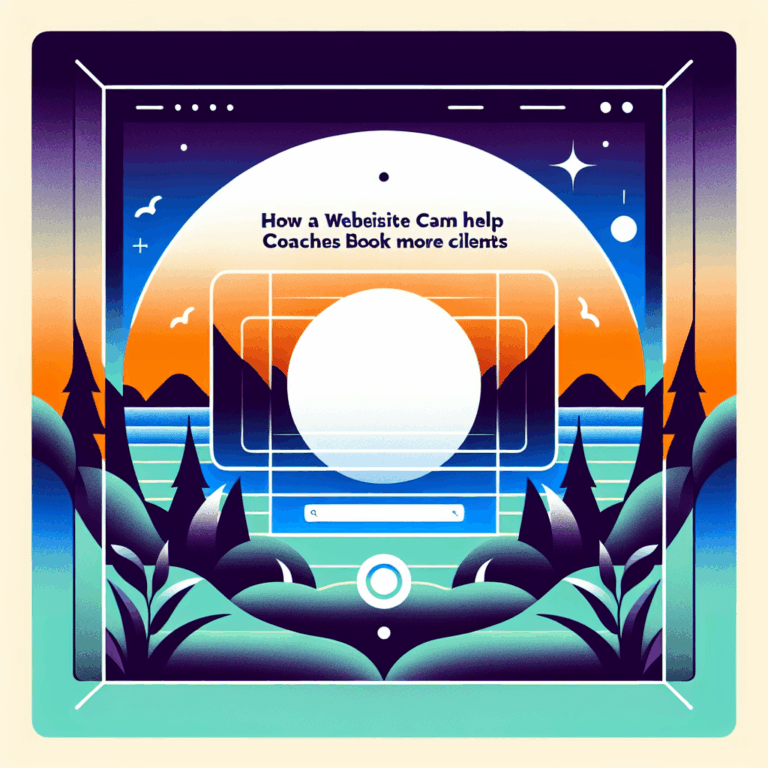 How a Website Can Help Coaches Book More Clients Cómo un Sitio Web Puede Ayudar a los Coaches a Conseguir Más Clientes | Sitio web coaches | Ericks Webs Design