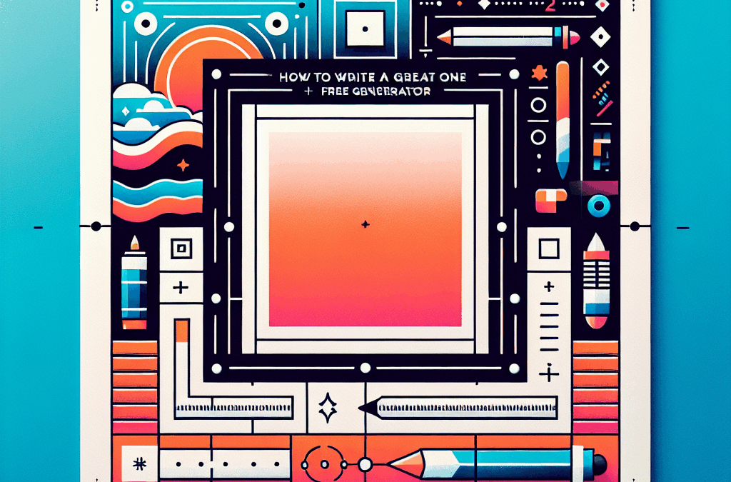 How to Write a Great One [+ Free Generator]