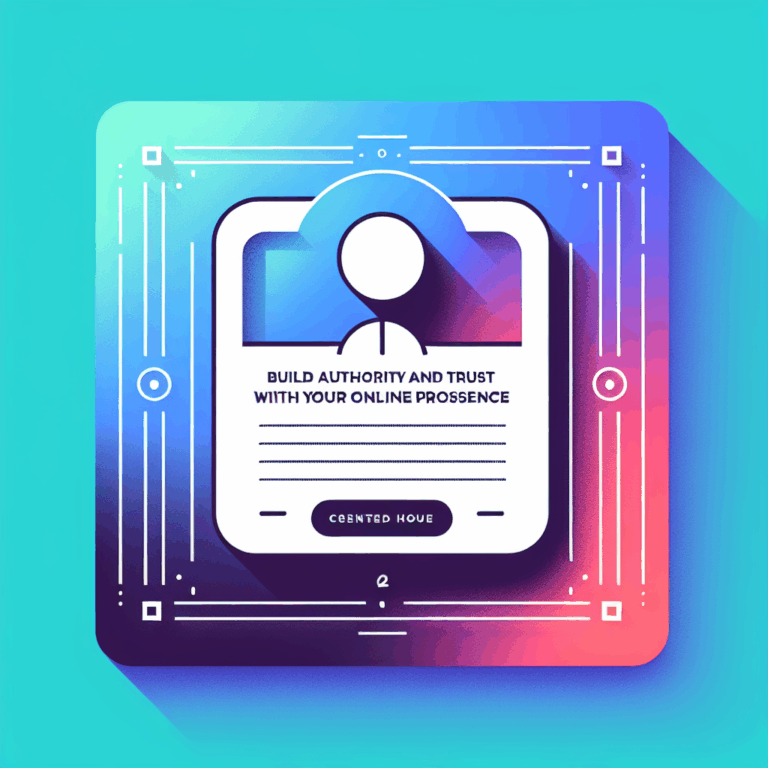 Construye Autoridad y Confianza con tu Presencia en Línea | Construir autoridad | Ericks Webs Design