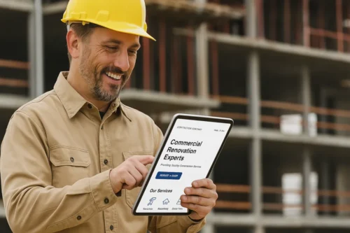 contractor web design