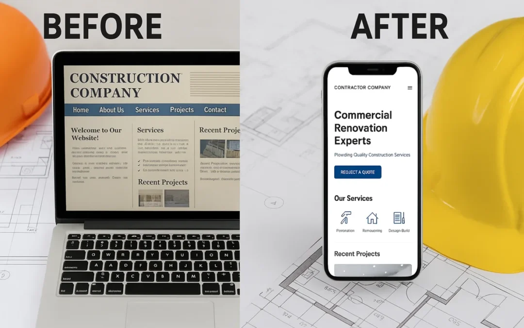 Before and After: How a Contractor Website Upgrade Boosted Inquiries by 300%