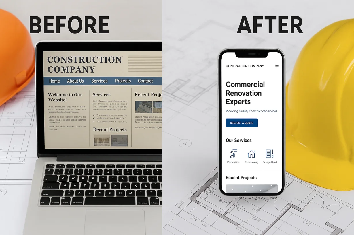 Contractor Website Upgrade Boosts Inquiries by 300%
