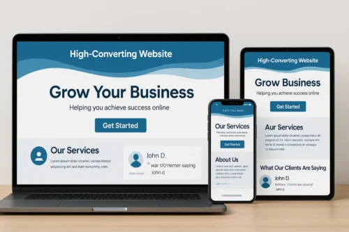 High-converting Webistes - How to get more clients online Website Convert