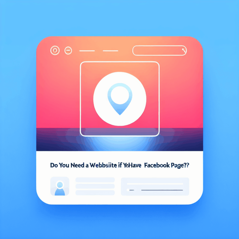 ¿Necesitas un Sitio Web si Tienes una Página de Facebook? | Ericks Webs Design