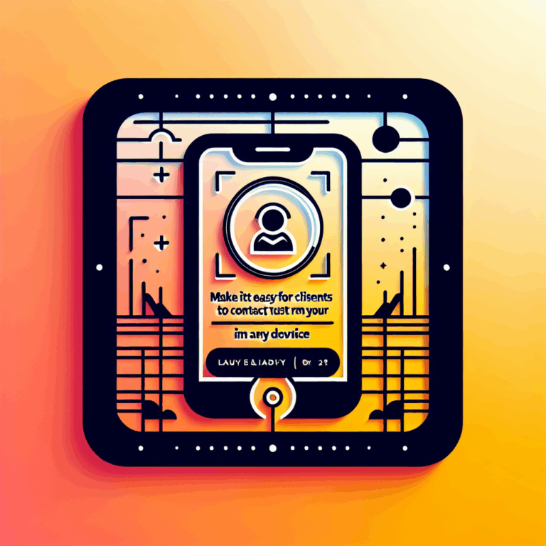 Facilita que los clientes te contacten desde cualquier dispositivo | Clientes contacten | Ericks Webs Design