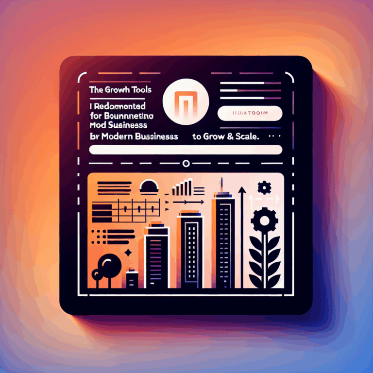 The Free Growth Tools I Recommend For Modern Businesses to Grow & Scale