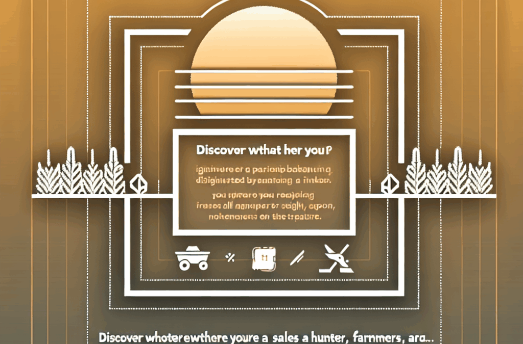 Discover Whether You’re a Sales Hunter, Farmer, or Trapper