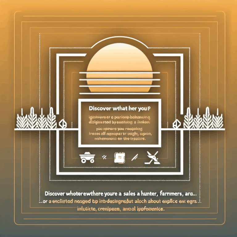 Discover Whether You’re a Sales Hunter, Farmer, or Trapper