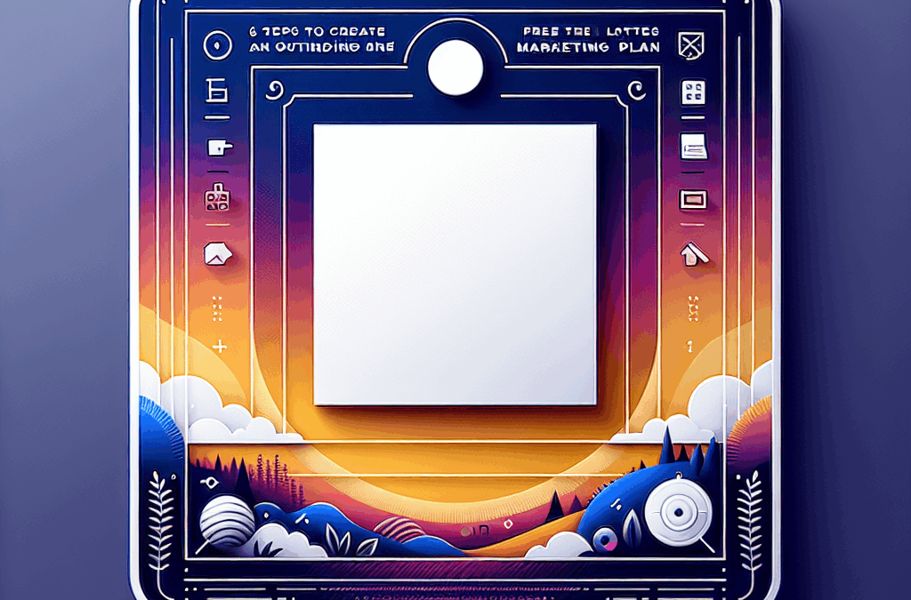 6 Steps to Create an Outstanding Marketing Plan [Free Templates]