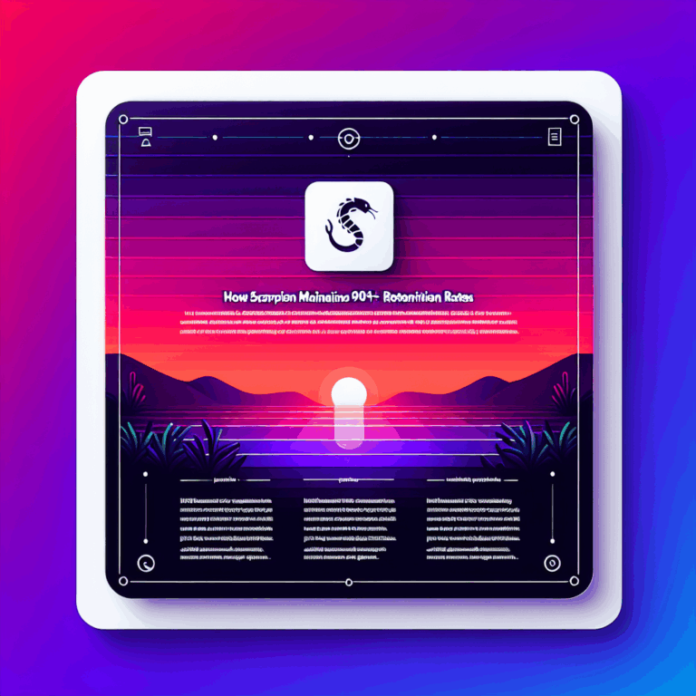 How Scorpion Maintains 90%+ Retention Rates