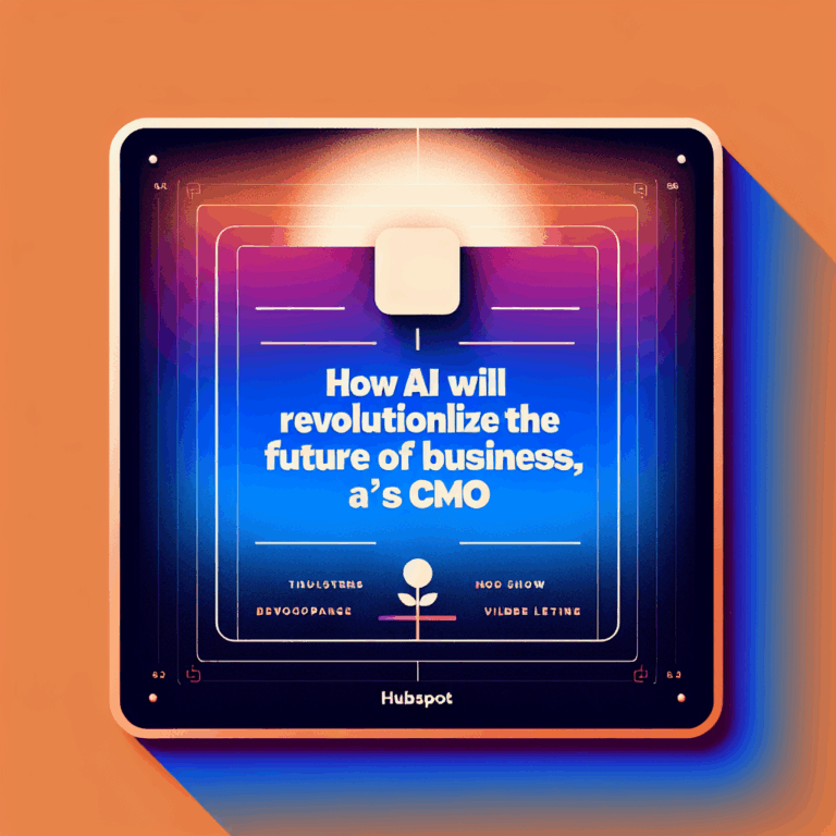 Cómo la IA Revolucionará el Futuro de los Negocios, Según el CMO de HubSpot | Inteligencia artificial en negocios | Ericks Webs Design