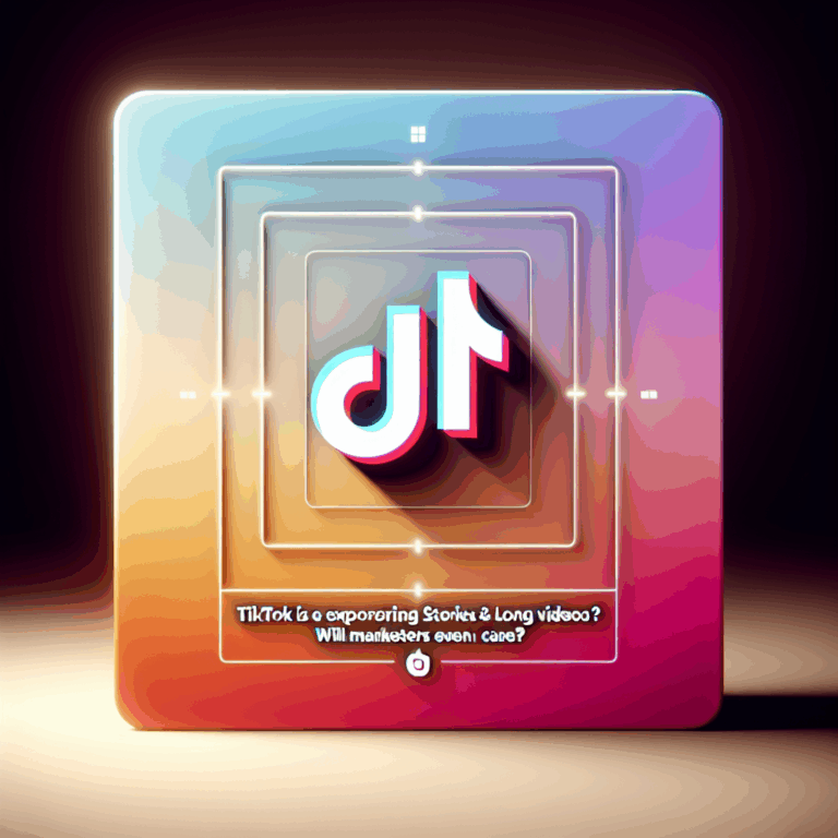 TikTok Is Exploring Stories & Long Videos: Will Marketers Even Care?
