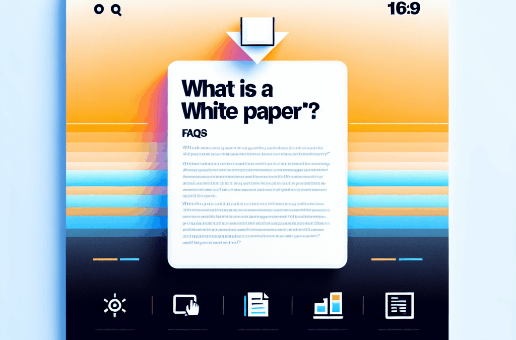 What Is a White Paper? [FAQs]