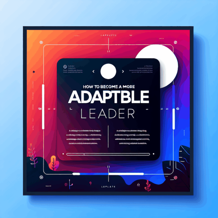 How to Become a More Adaptable Leader