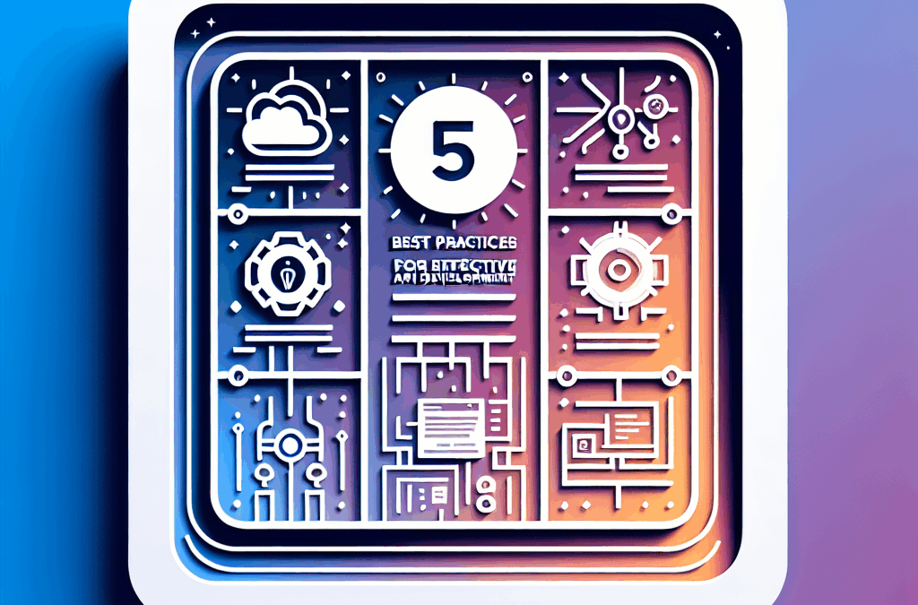 5 Best Practices for Effective API Development