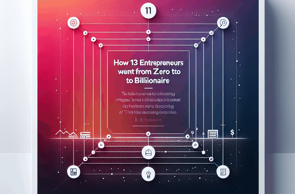 How 13 Entrepreneurs Went From Zero to Billionaire [Infographic]