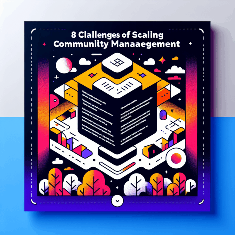 8 Challenges of Scaling Community Management (and How Pros Solve Them) Cómo Resolver Desafíos al Escalar la Gestión de Comunidades