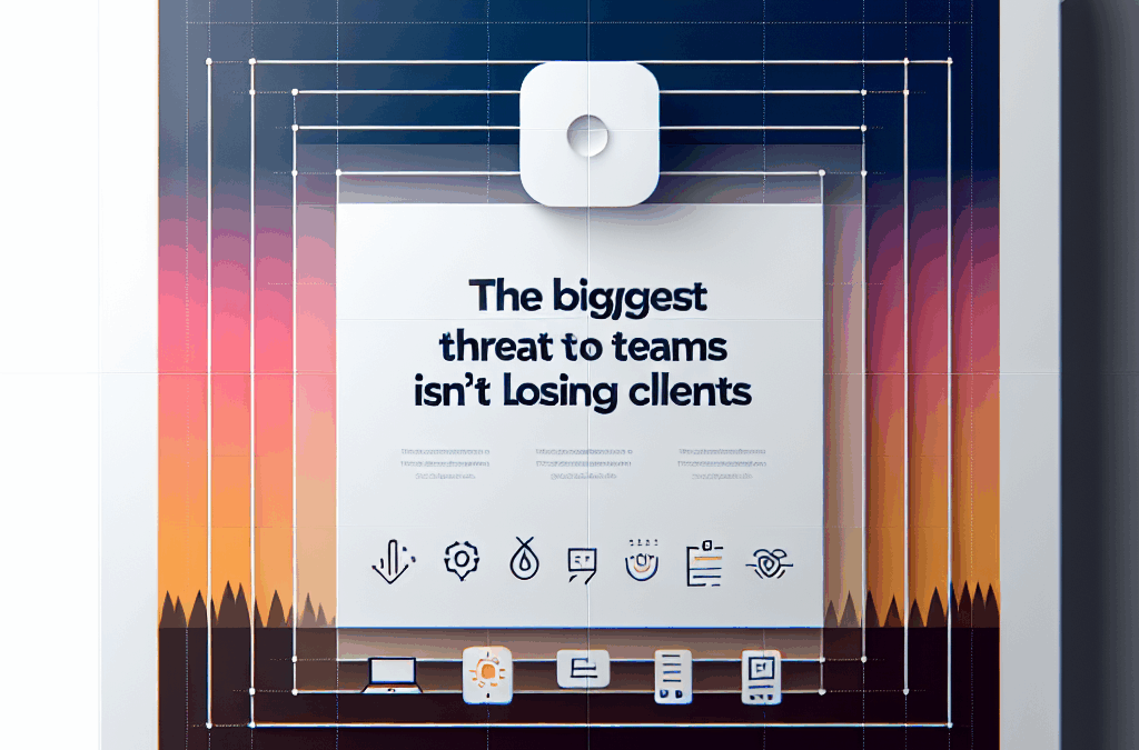 The Biggest Threat to Sales Teams Isn’t Losing Clients