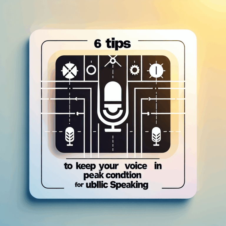 6 Tips to Keep Your Voice in Peak Condition For Public Speaking