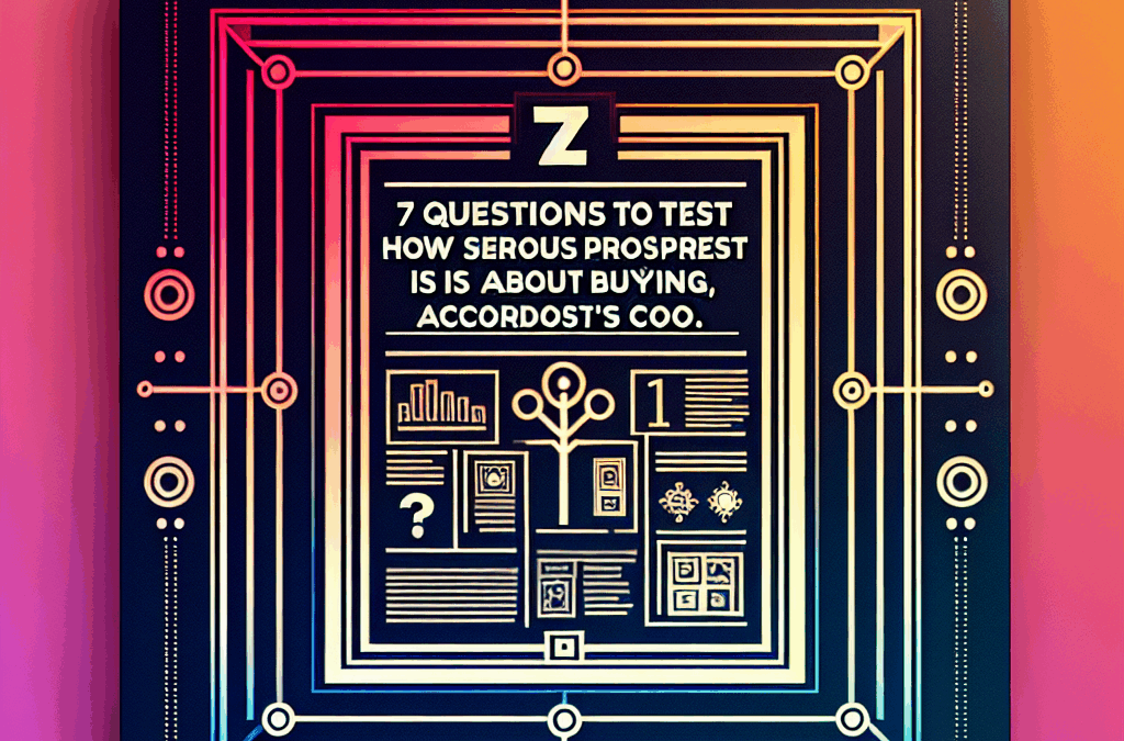 7 Questions to Test How Serious Your Prospect Is About Buying, According to Reforge’s COO