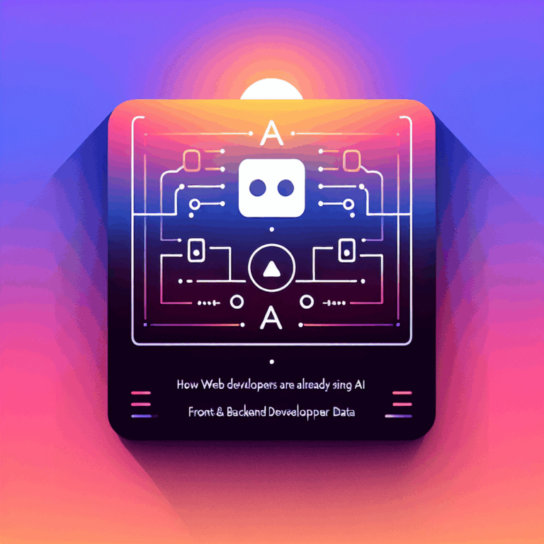 How Web Developers are Already Using AI [Front & Backend Developer Data]
