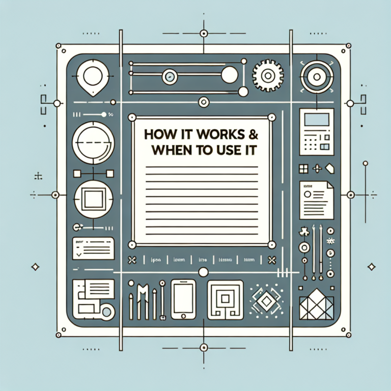 How It Works & When to Use It