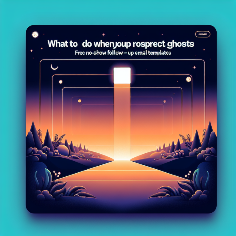 What to Do When Your Prospect Ghosts [Free No-Show Follow-Up Email Templates]