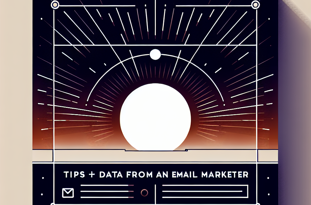 Tips + data from an email marketer