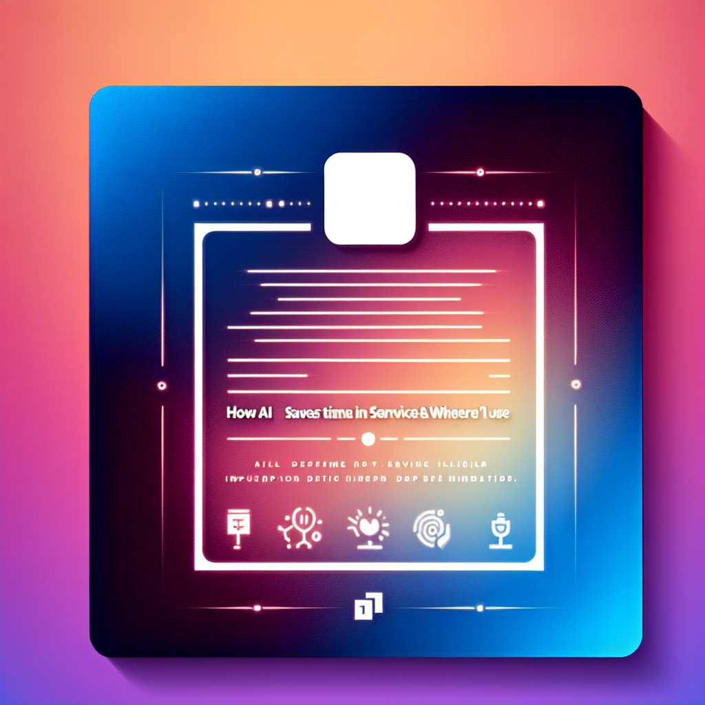 How AI Saves Time in Service & Where to Use Extra Hours [New Data]
