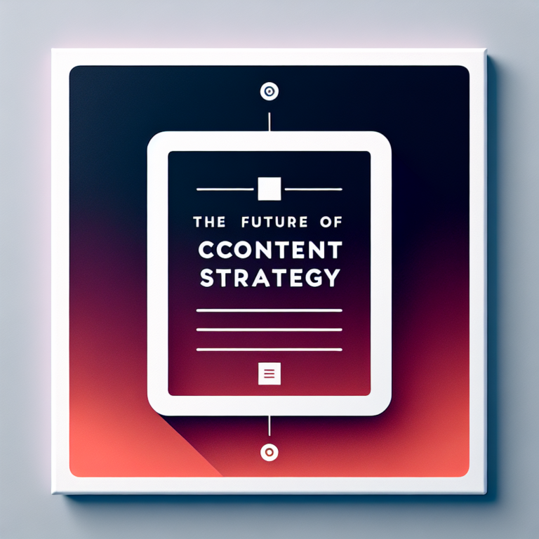 The Future of Content Strategy
