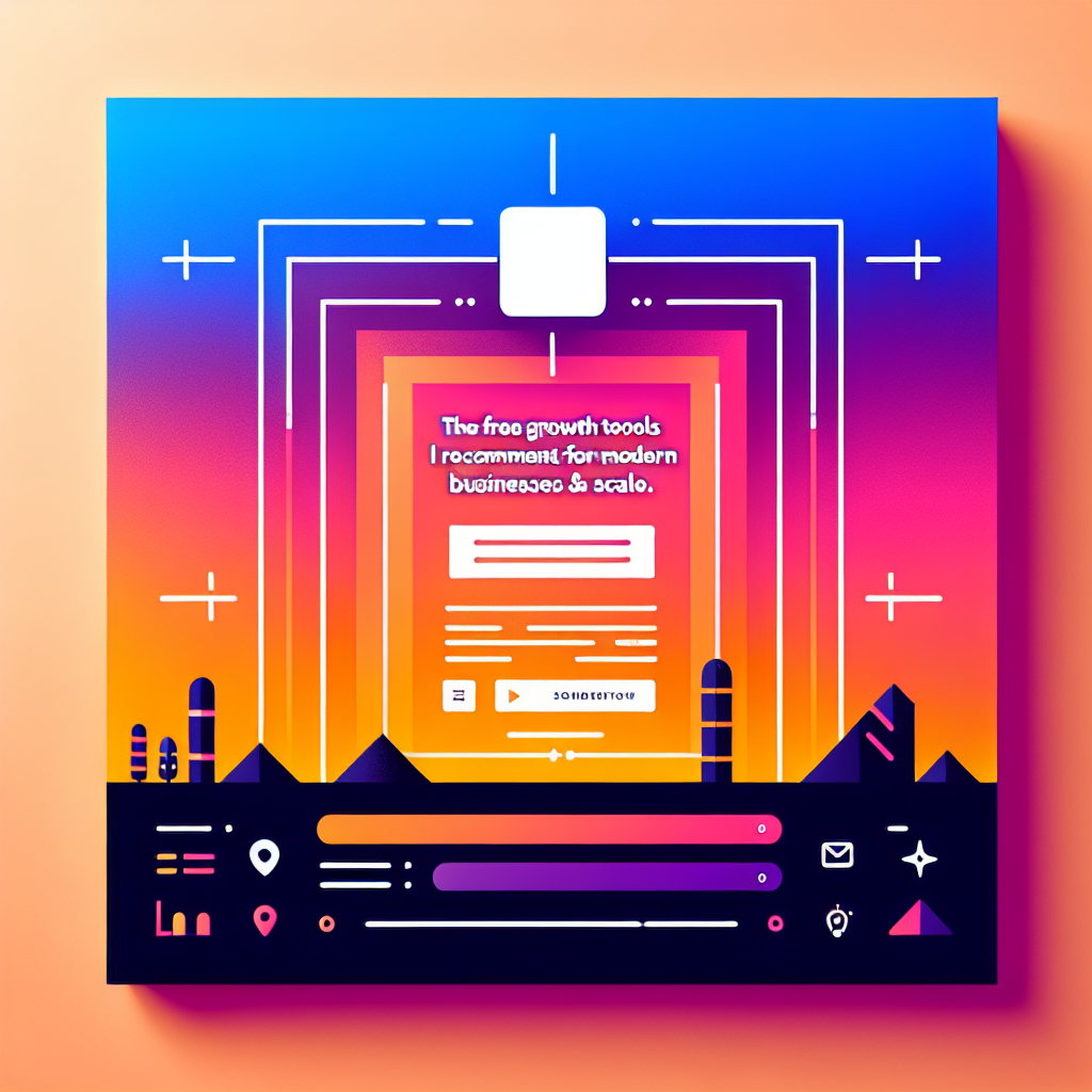 The Free Growth Tools I Recommend For Modern Businesses to Grow & Scale